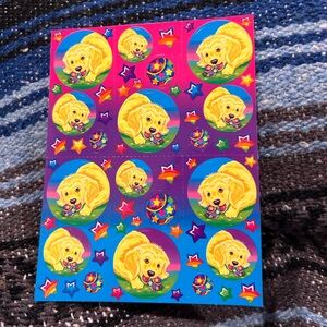 Vintage Lisa Frank Sticker Sheet